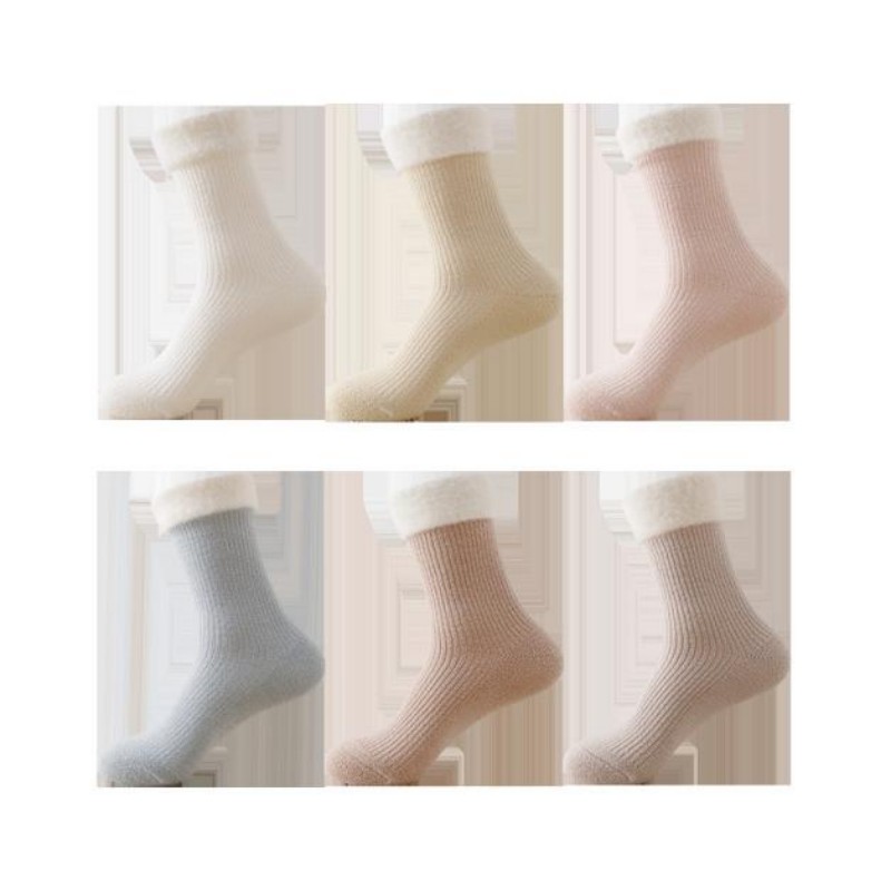 Custom Factory Cozy Women Crew Socks Thermal Socks for Winter.jpg